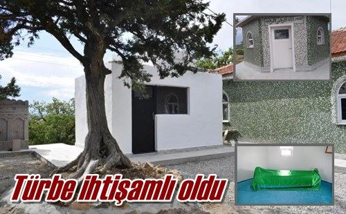 Türbe ihtişamlı oldu