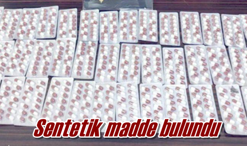 Sentetik madde bulundu