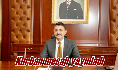 Kurban mesajı yayınladı
