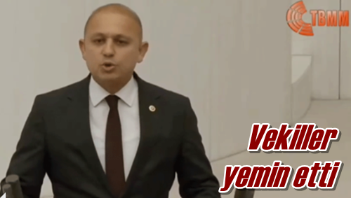 Vekiller yemin etti