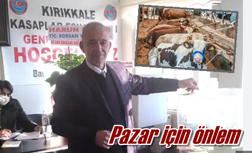 Pazar için önlem