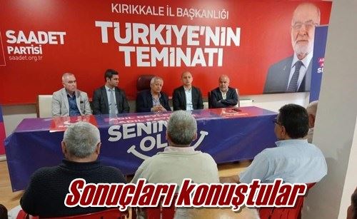 Sonuçları konuştular