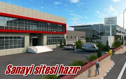 Sanayi sitesi hazır