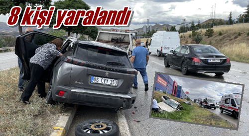 8 kişi yaralandı