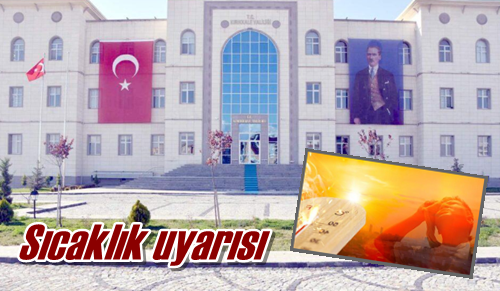 Sıcaklık uyarısı