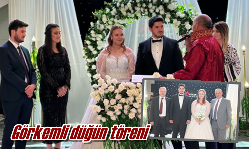 Görkemli düğün töreni