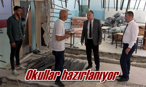 Okullar hazırlanıyor