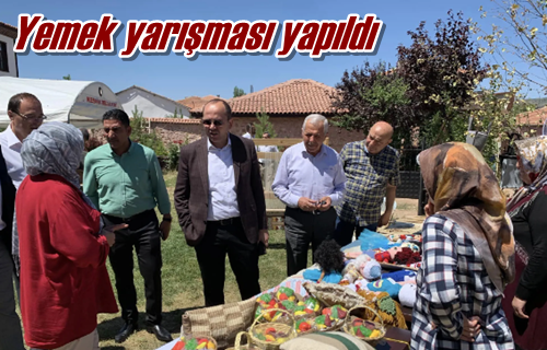 Yemek yarışması yapıldı