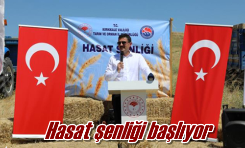 Hasat şenliği başlıyor