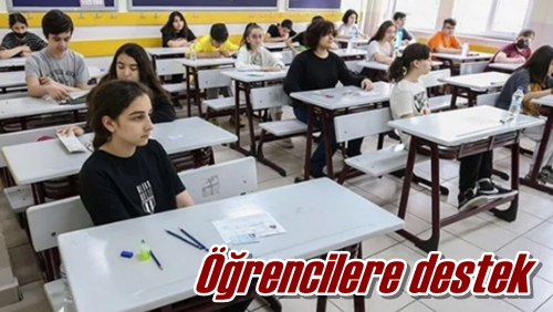 Öğrencilere destek