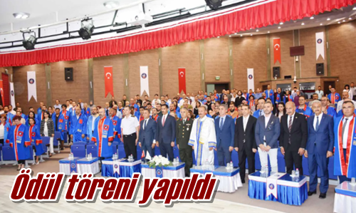 Ödül töreni yapıldı