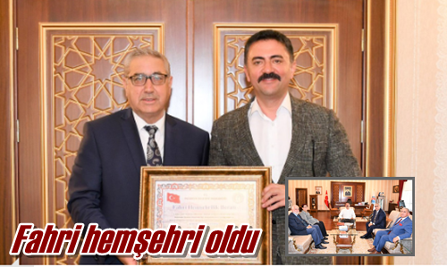 Fahri hemşehri oldu