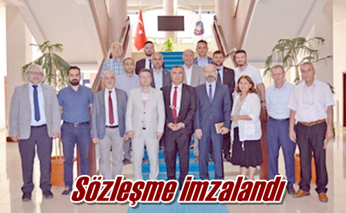 Sözleşme imzalandı