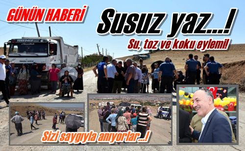 Susuz yaz…!