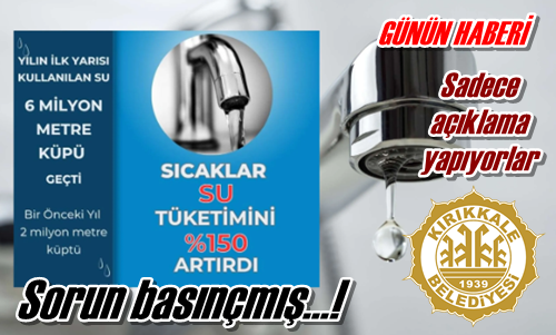 Sorun basınçmış…!