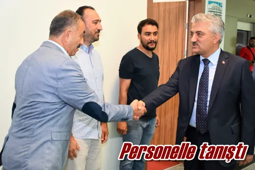 Personelle tanıştı