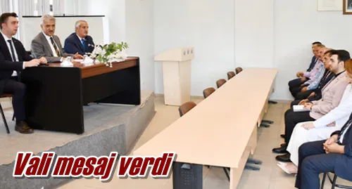 Vali mesaj verdi