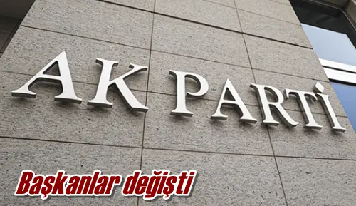 Başkanlar değişti