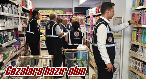 Cezalara hazır olun