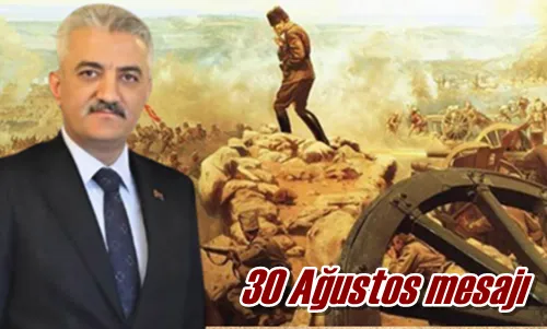 30 Ağustos mesajı