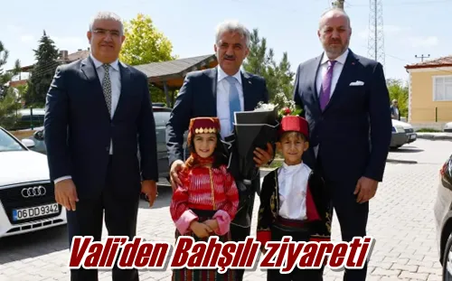 Vali’den Bahşılı ziyareti