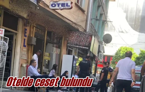 Otelde ceset bulundu
