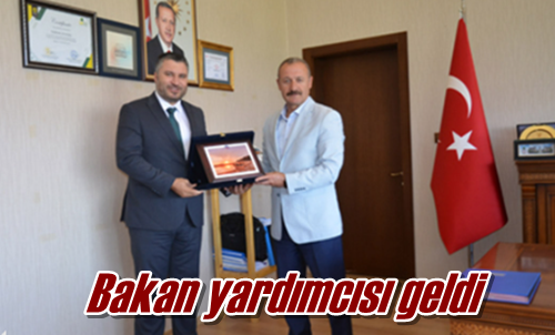 Bakan yardımcısı geldi