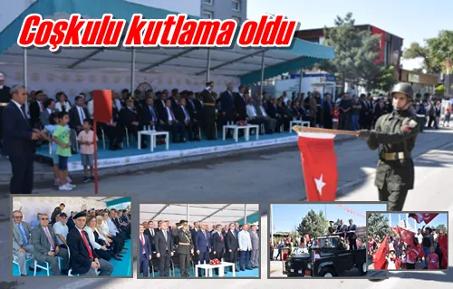 Coşkulu kutlama oldu