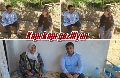 Kapı kapı geziliyor