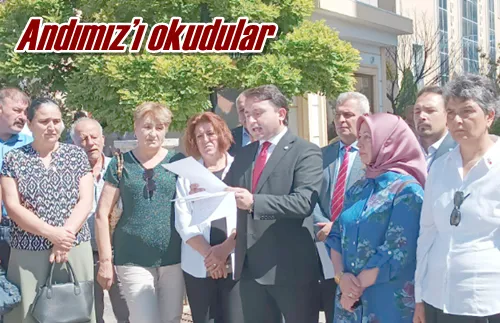 Andımız’ı okudular