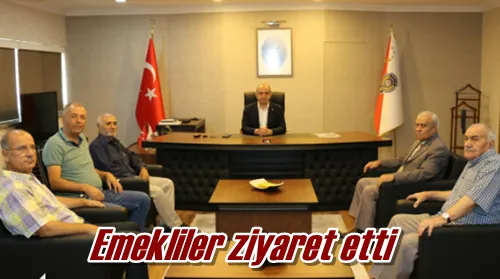 Emekliler ziyaret etti