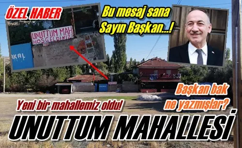 Yeni bir mahallemiz oldu!