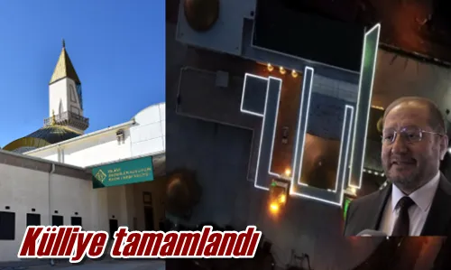 Külliye tamamlandı