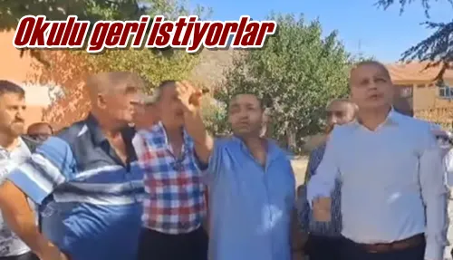 Okulu geri istiyorlar