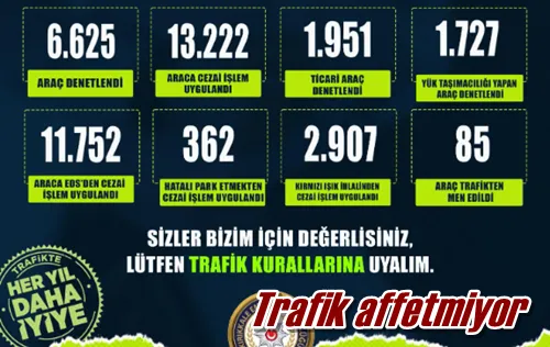 Trafik affetmiyor