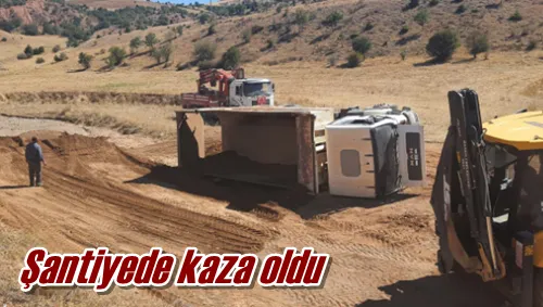 Şantiyede kaza oldu