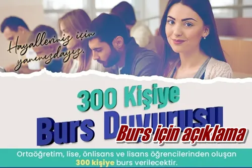 Burs için açıklama