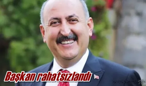 Başkan rahatsızlandı