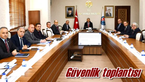 Güvenlik toplantısı