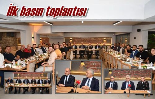 İlk basın toplantısı