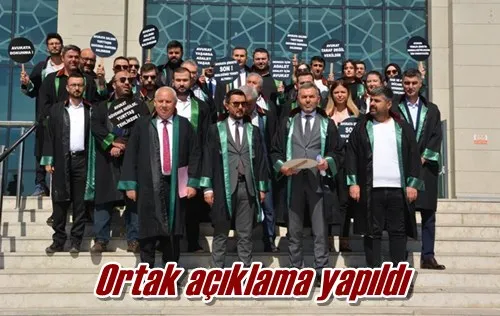 Ortak açıklama yapıldı