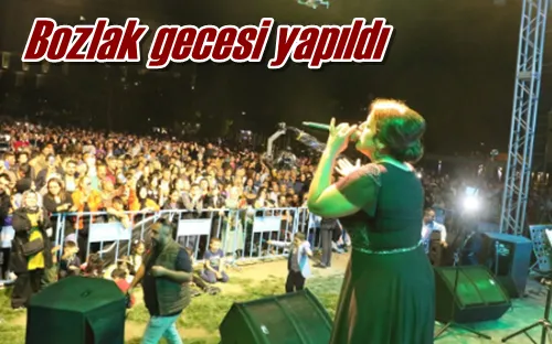 Bozlak gecesi yapıldı