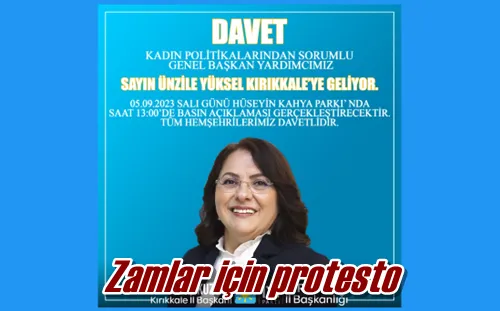 Zamlar için protesto