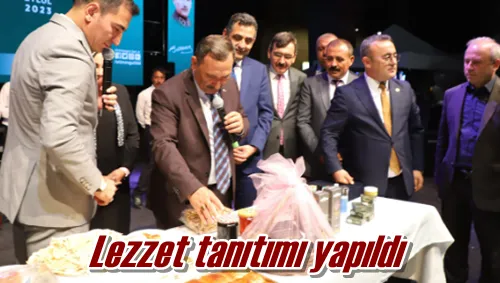 Lezzet tanıtımı yapıldı