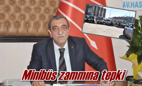 Minibüs zammına tepki