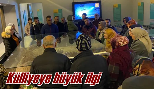 Külliyeye büyük ilgi