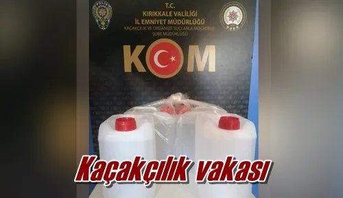 Kaçakçılık vakası