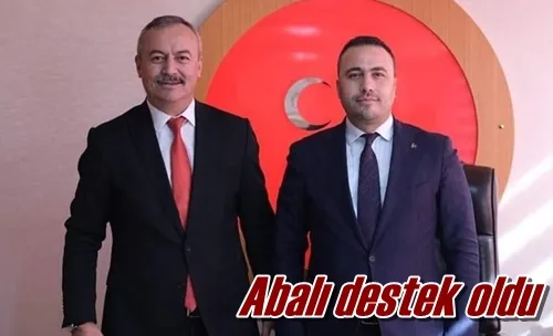 Abalı destek oldu