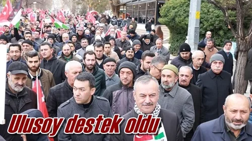 Ulusoy destek oldu