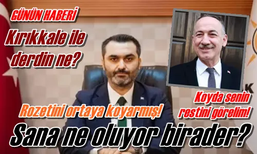 Sana ne oluyor birader?